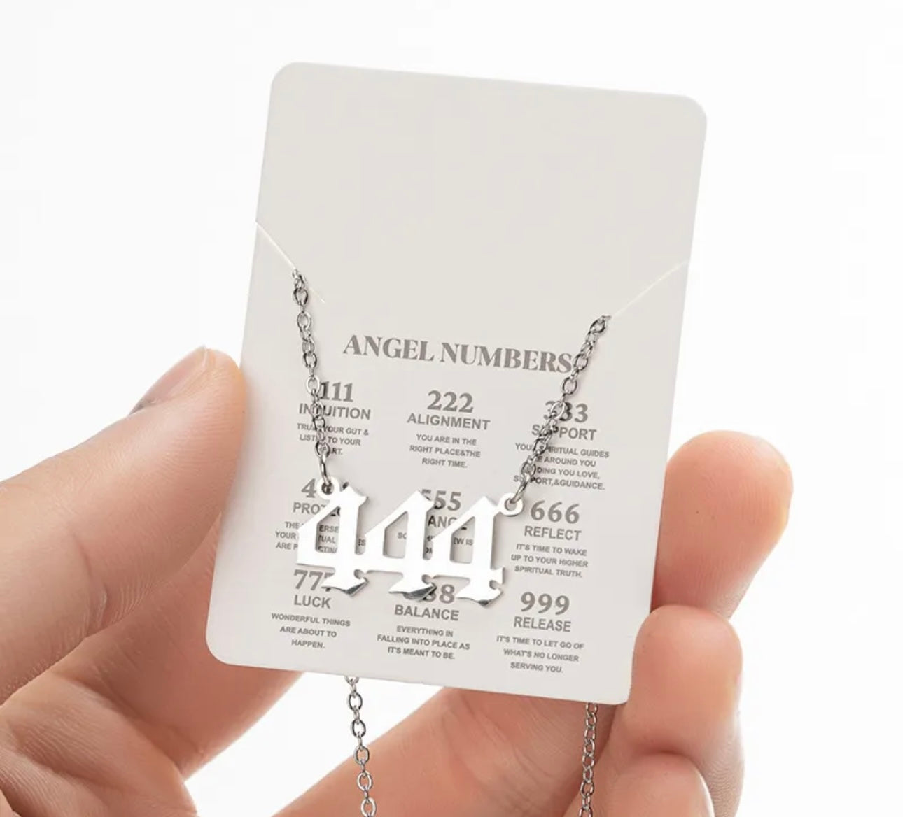 ANGEL NUMBER NECKLACE