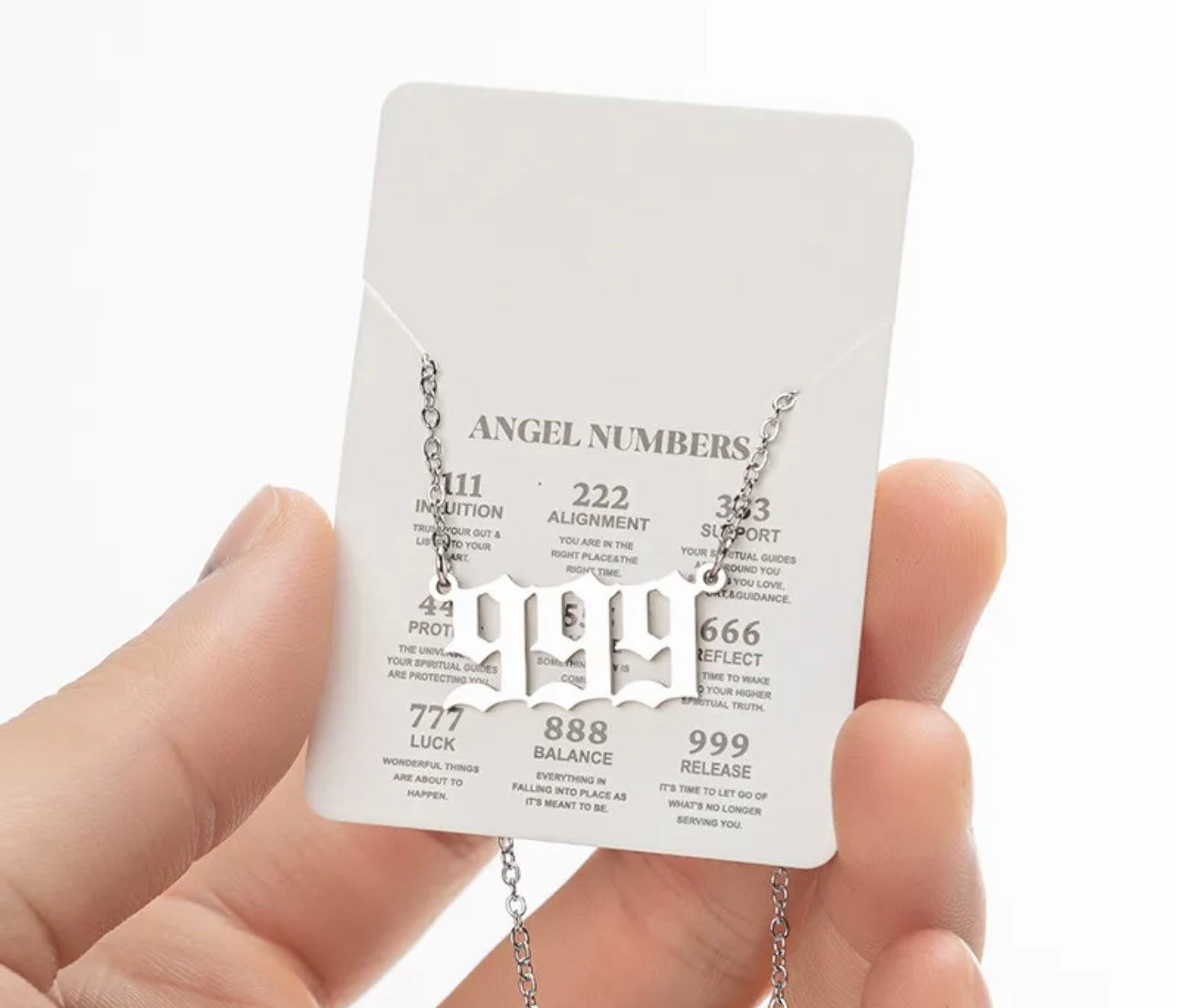 ANGEL NUMBER NECKLACE