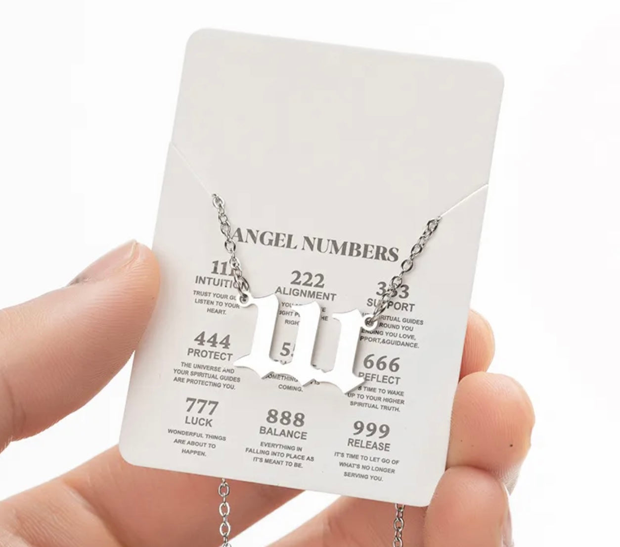 ANGEL NUMBER NECKLACE