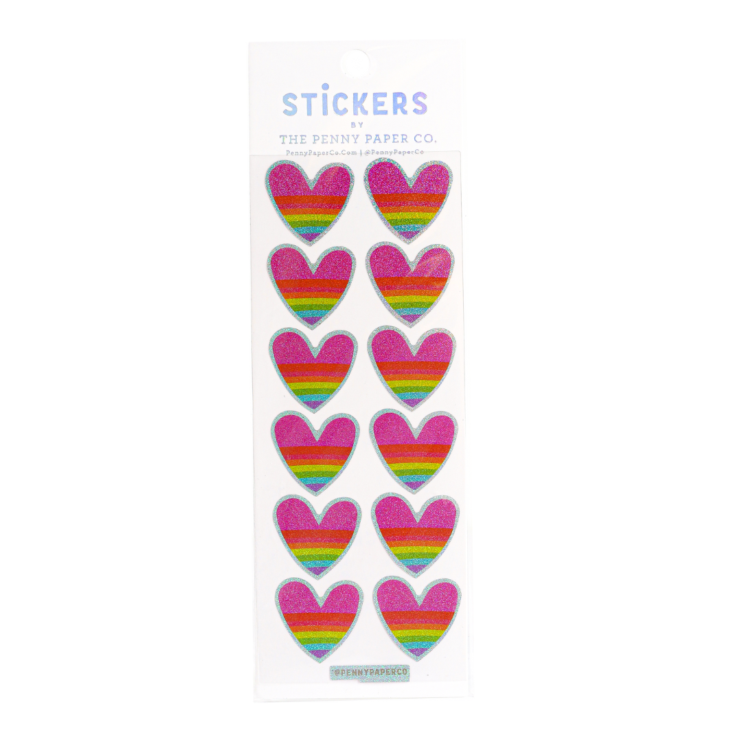 RETRO HEART, PRISM STICKERS