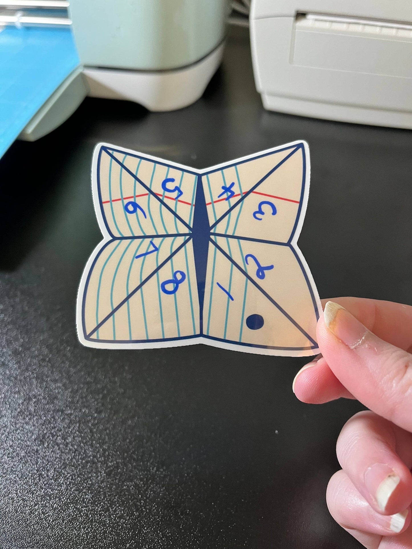 PAPER FORTUNE TELLER STICKER