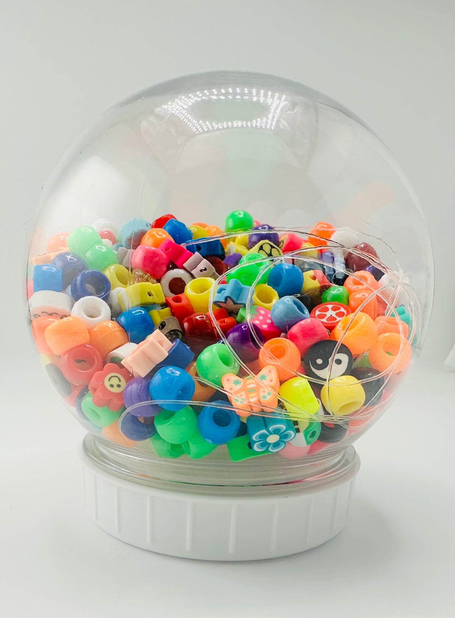 ❄️ SNOW GLOBE BEAD SOUP – DIY JEWELRY KIT