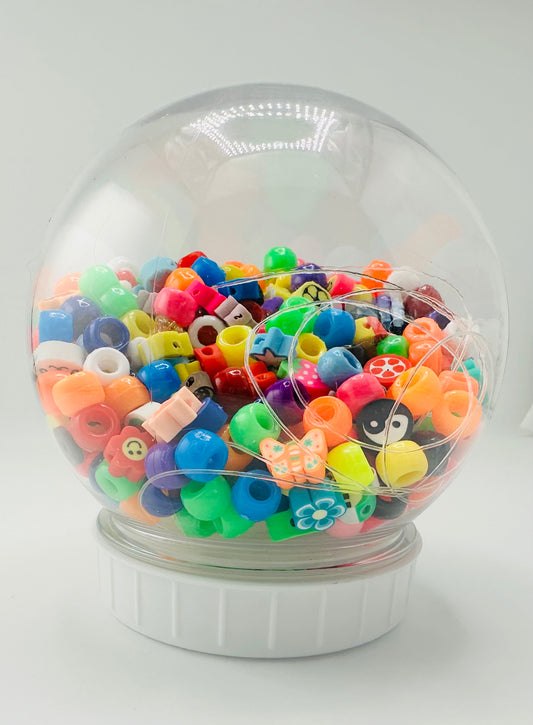 ❄️ SNOW GLOBE BEAD SOUP – DIY JEWELRY KIT