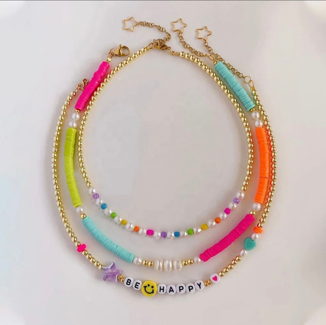 CLASSIC PEARL RAINBOW NECKLACE