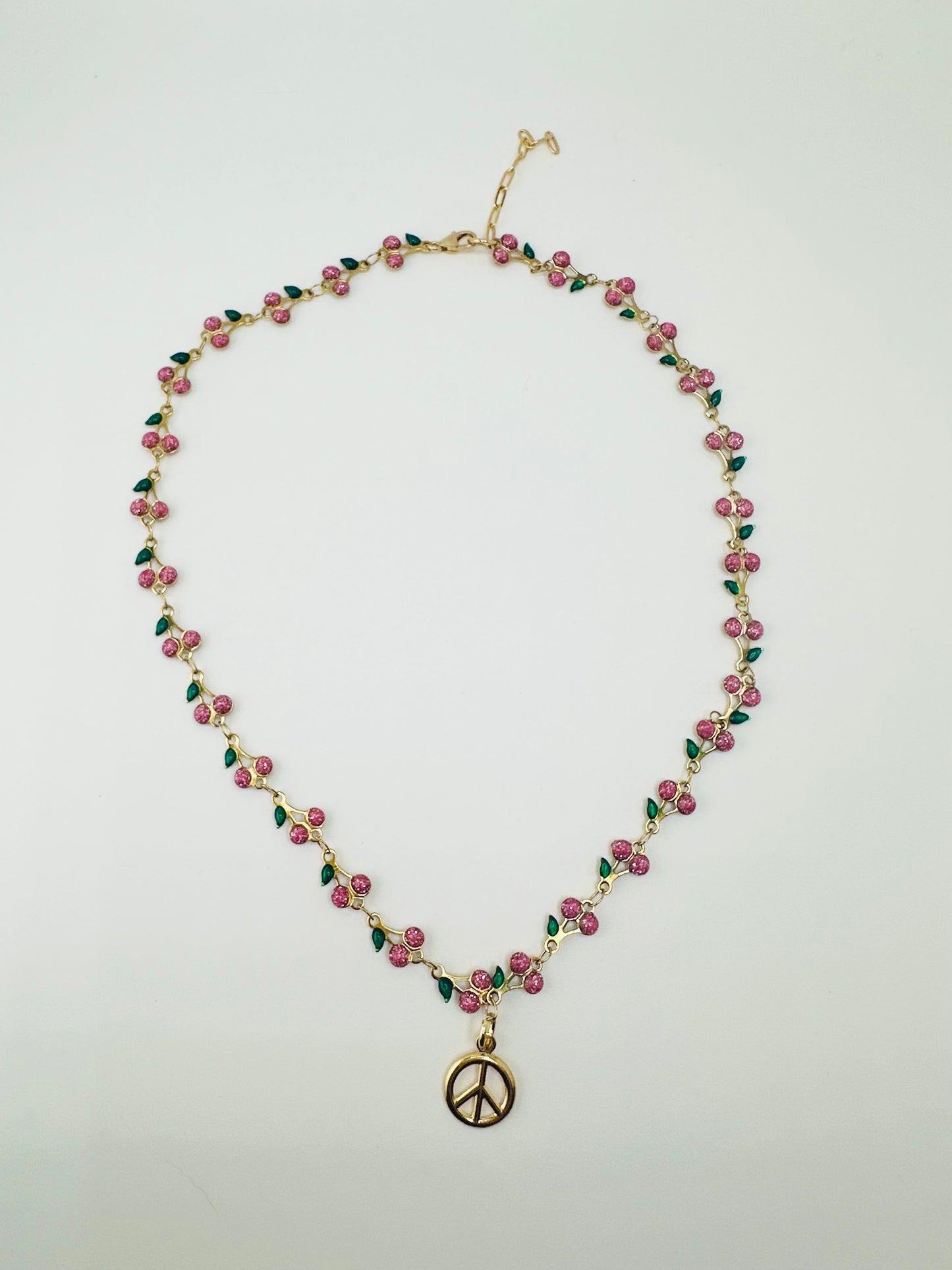 CHERRY PEACE NECKLACE