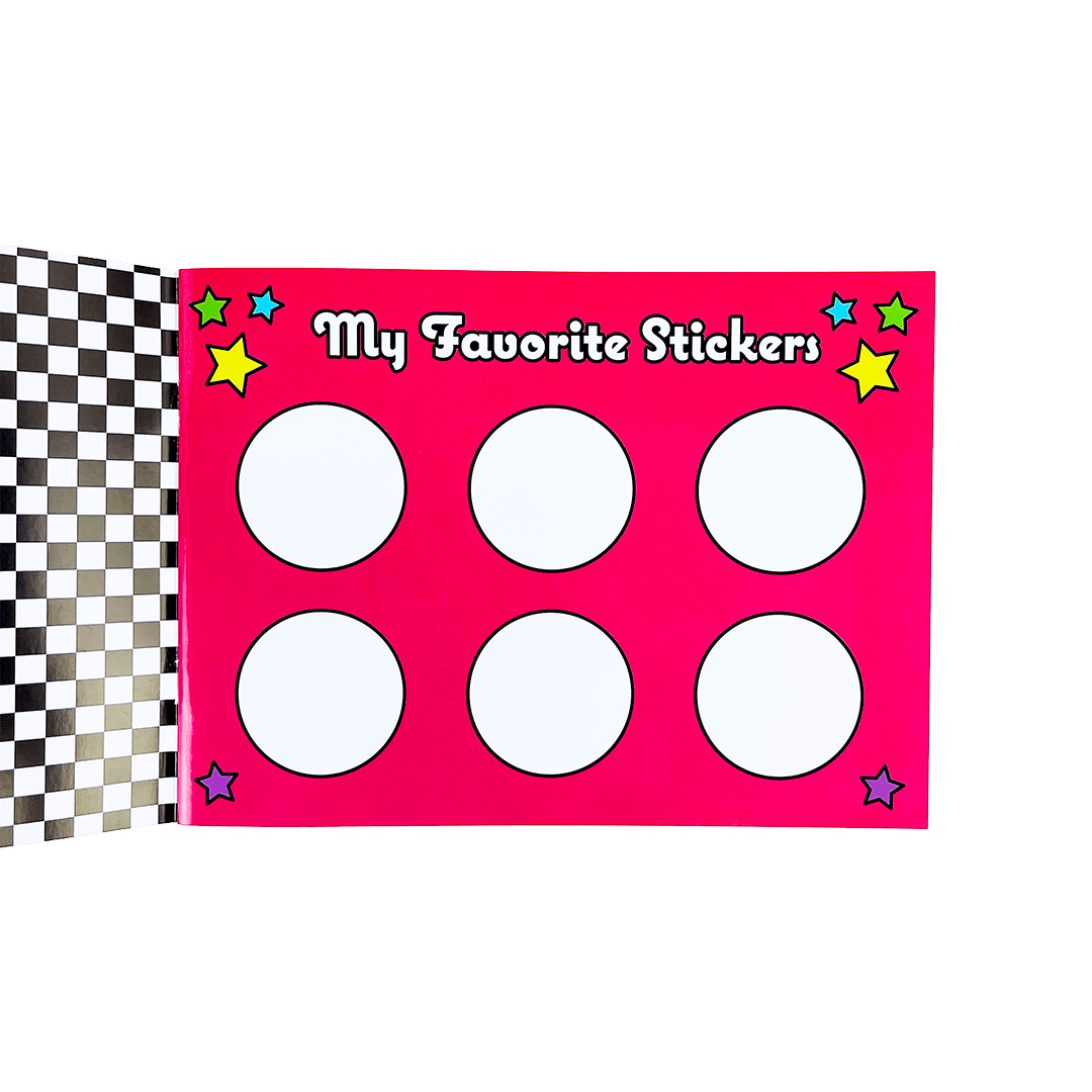 RETRO RAINBOW STICKER COLLECTOR