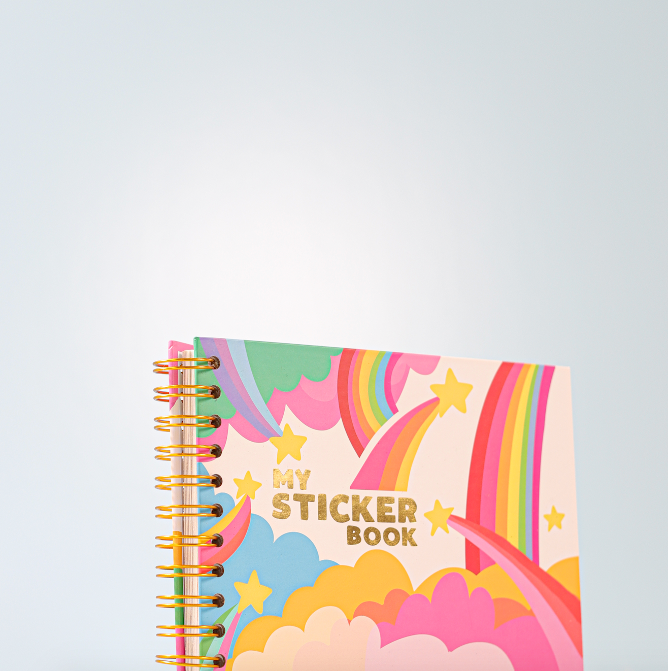 Hardcover Retro Style Sticker Book