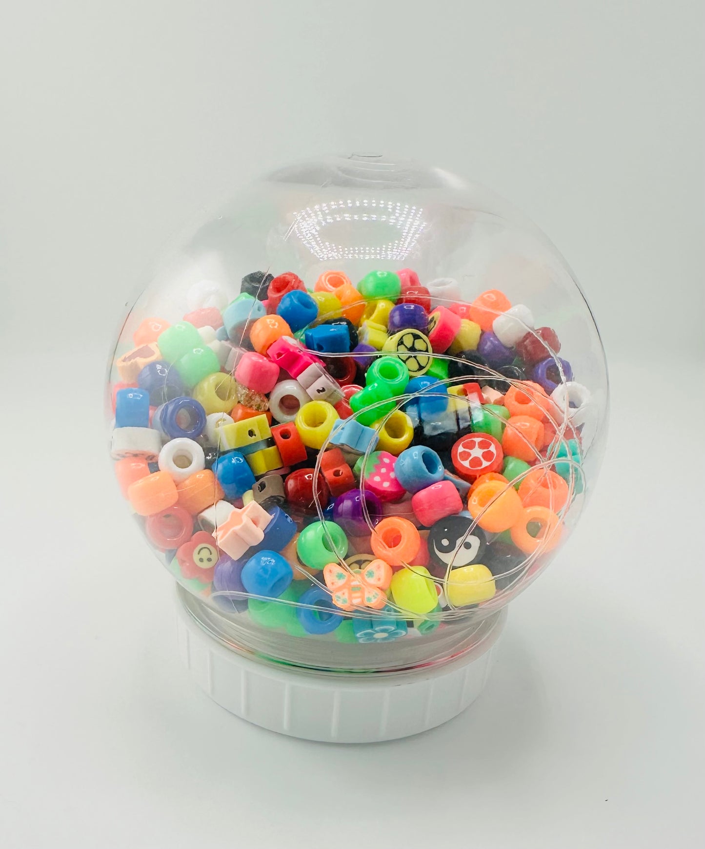 ❄️ SNOW GLOBE BEAD SOUP – DIY JEWELRY KIT