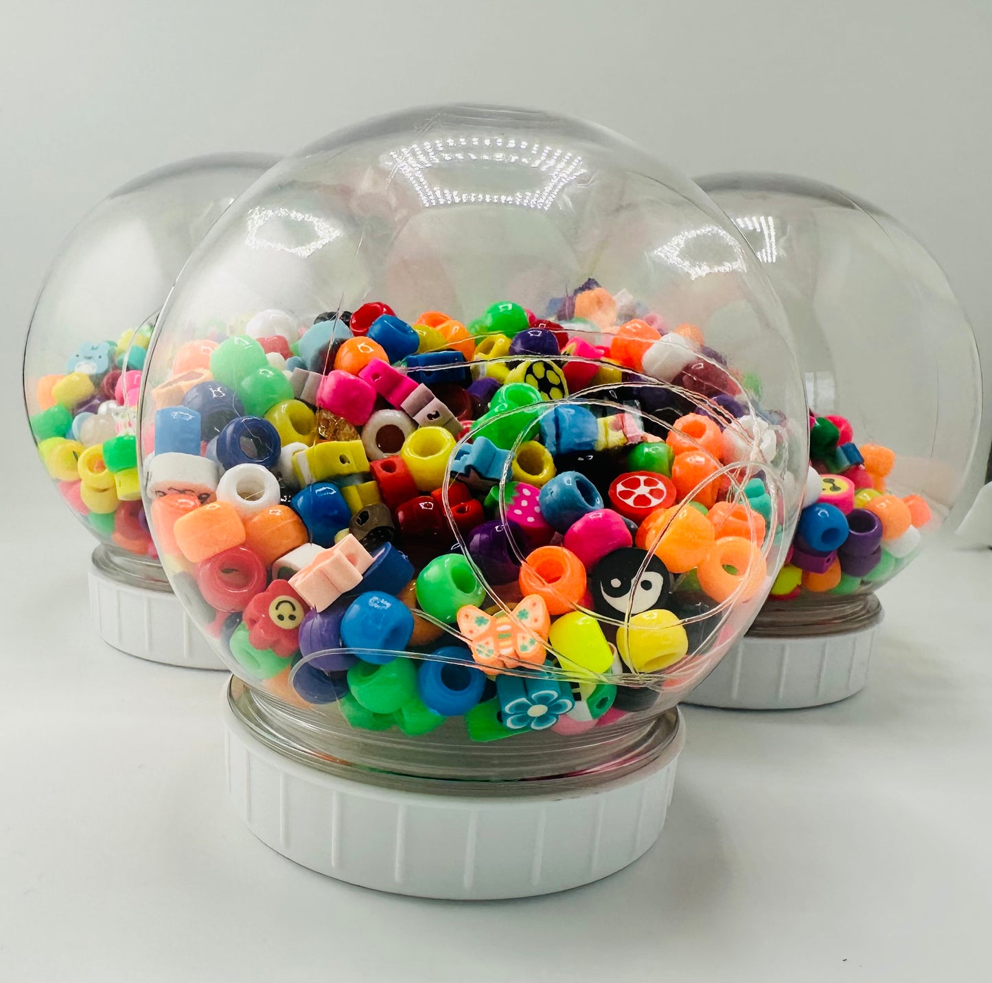 ❄️ SNOW GLOBE BEAD SOUP – DIY JEWELRY KIT