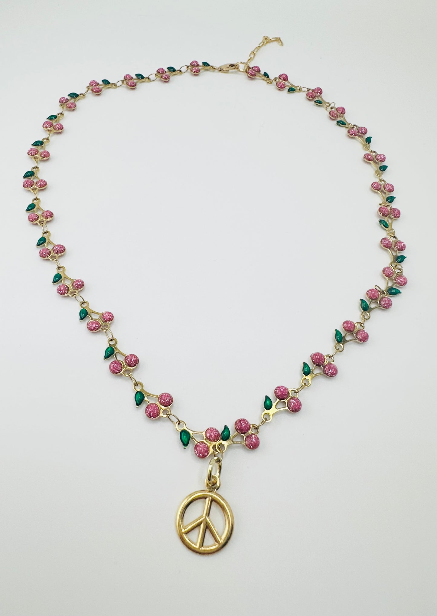 CHERRY PEACE NECKLACE