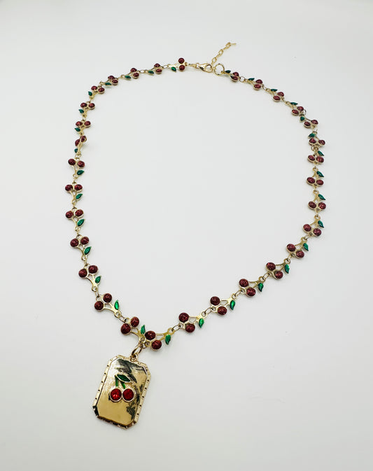 CHERRY PEACE NECKLACE