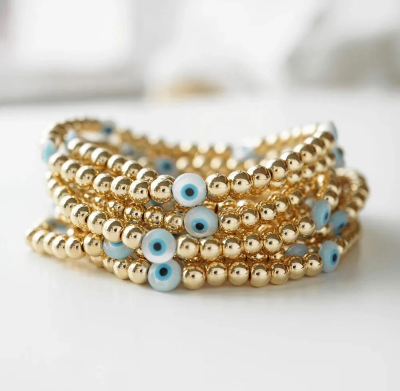 EVIL EYE STACKABLE BRACELETS