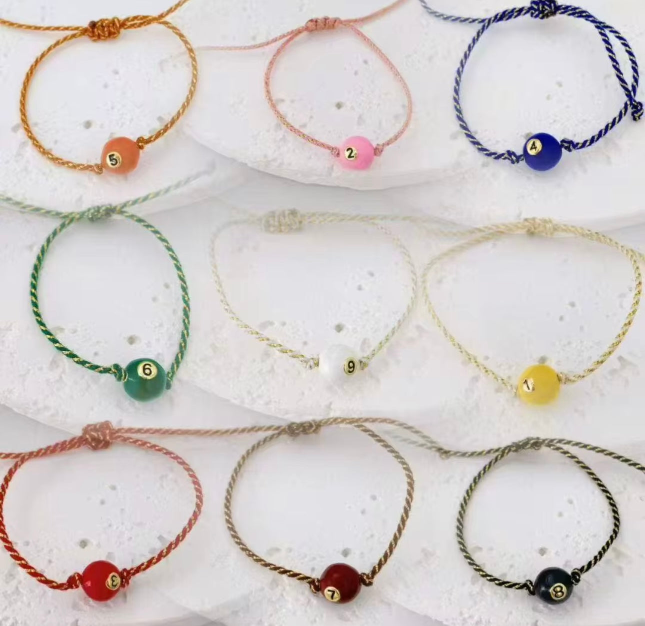 LUCKY POOL BALL BRACELET