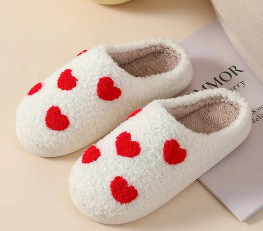 MULTI RED HEART SLIPPERS ❤️