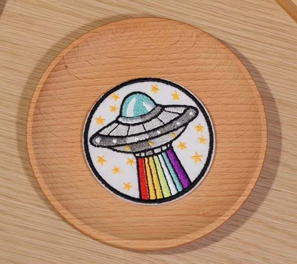 RAINBOW UFO PATCH