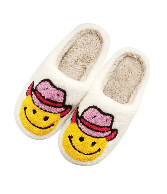 COWBOY HAPPY SLIPPERS