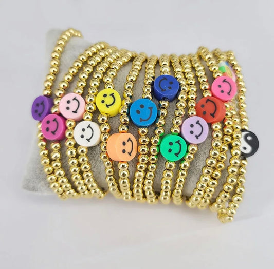 COLOURFUL HAPPY FACE BRACELET