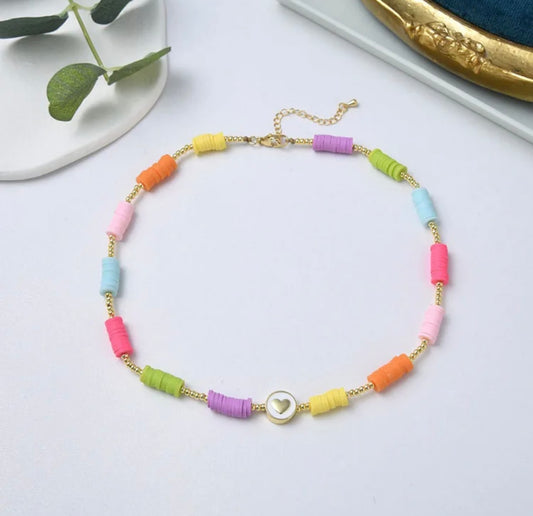 RAINBOW HEART NECKLACE