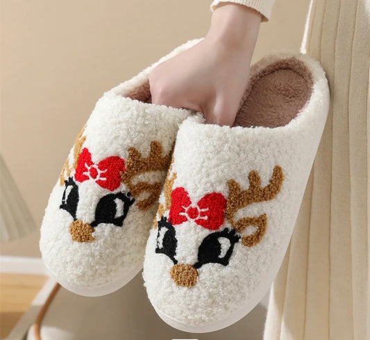LITTLE MISS REINDEER SLIPPERS 🦌