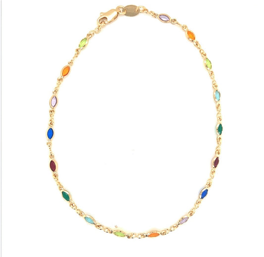 GEMSTONE ANKLET