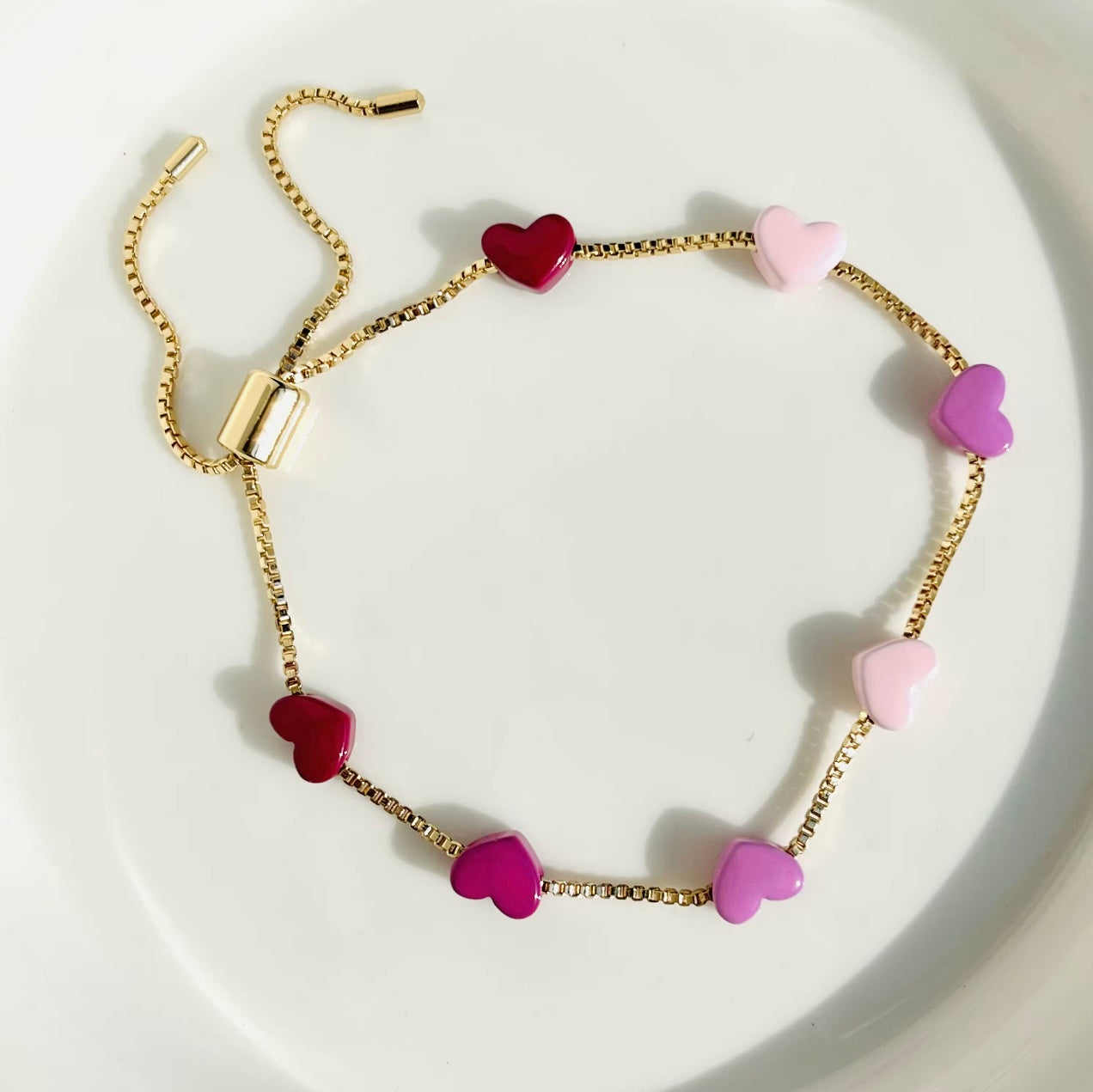 MULTI HEART BRACELET