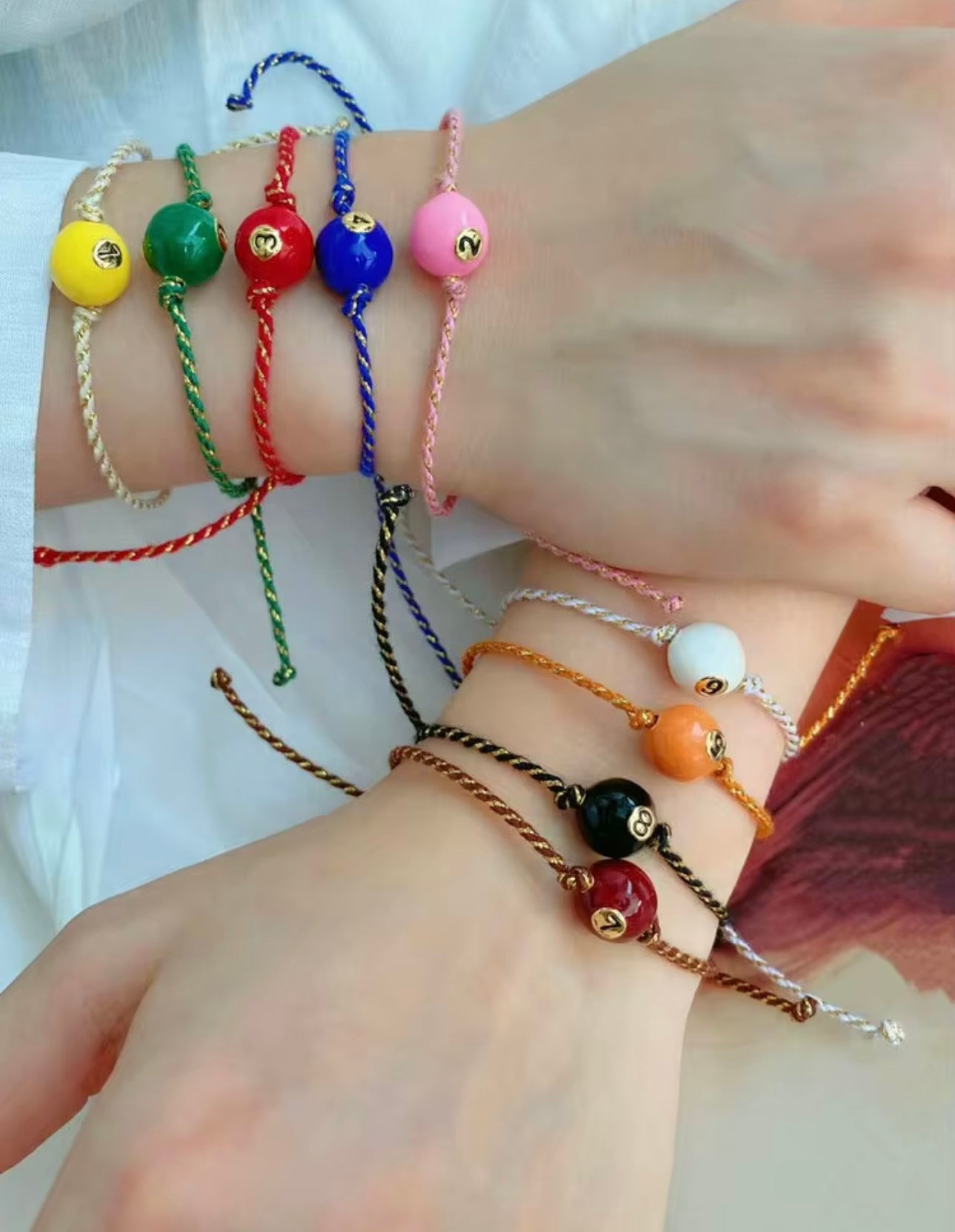 LUCKY POOL BALL BRACELET