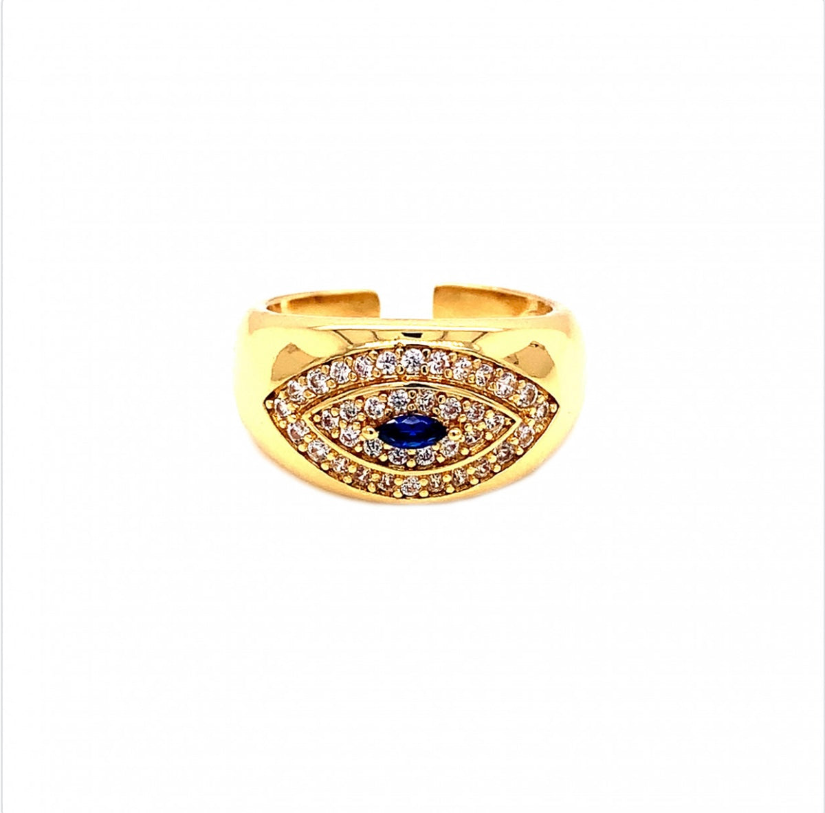 EVIL EYE DOME RING