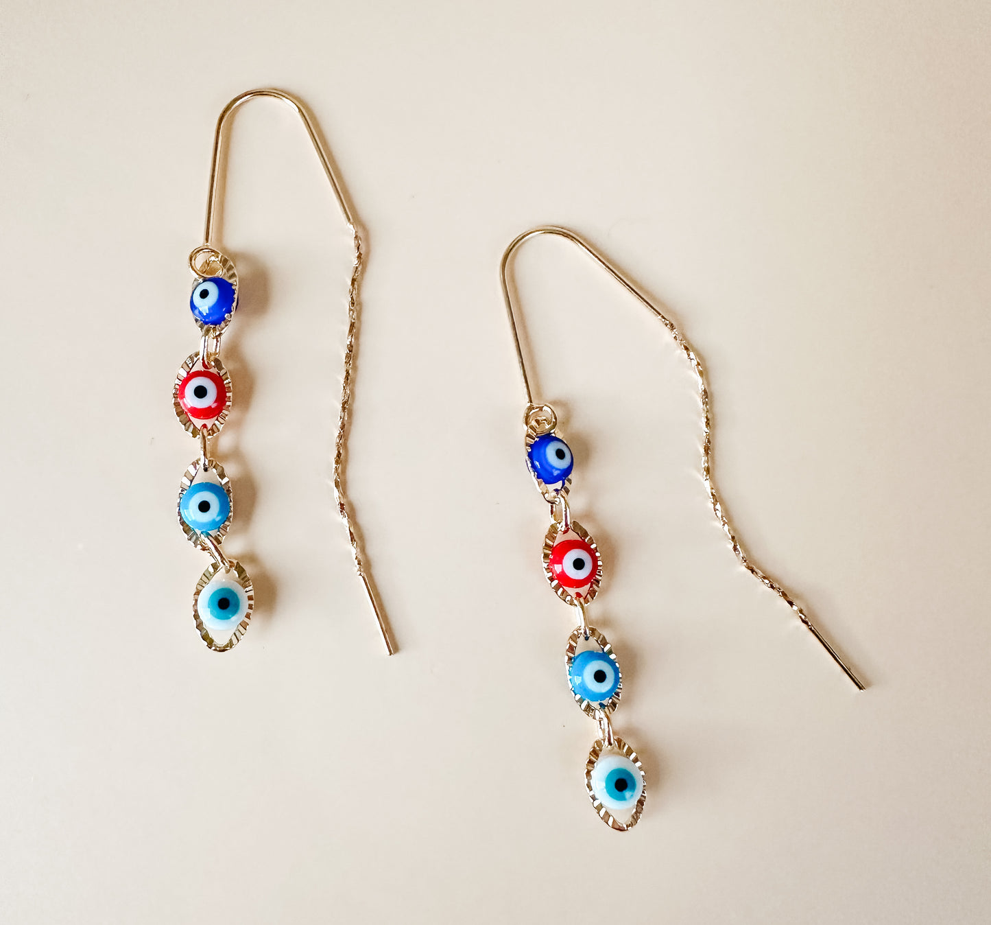 LUCKY EYE DANGLING EARRINGS