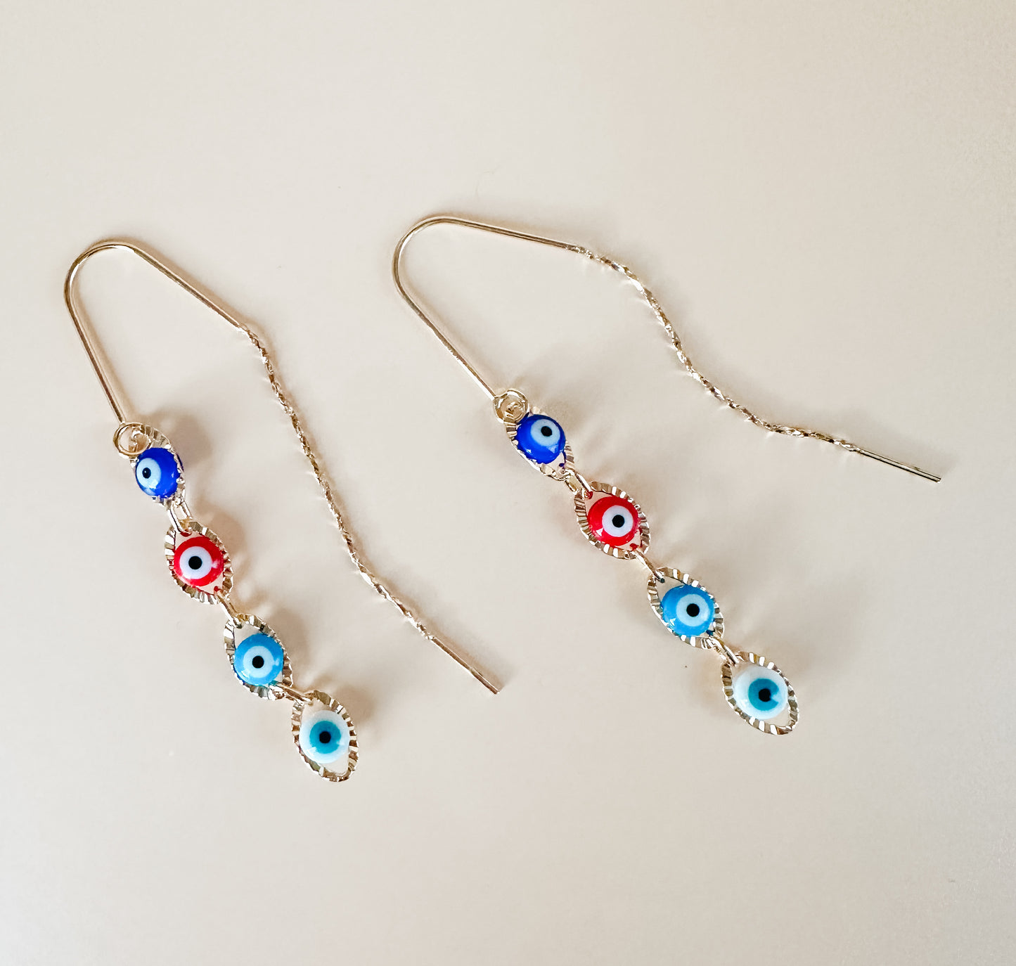 LUCKY EYE DANGLING EARRINGS