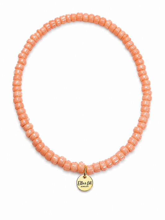 FUZZY PEACH ANKLET