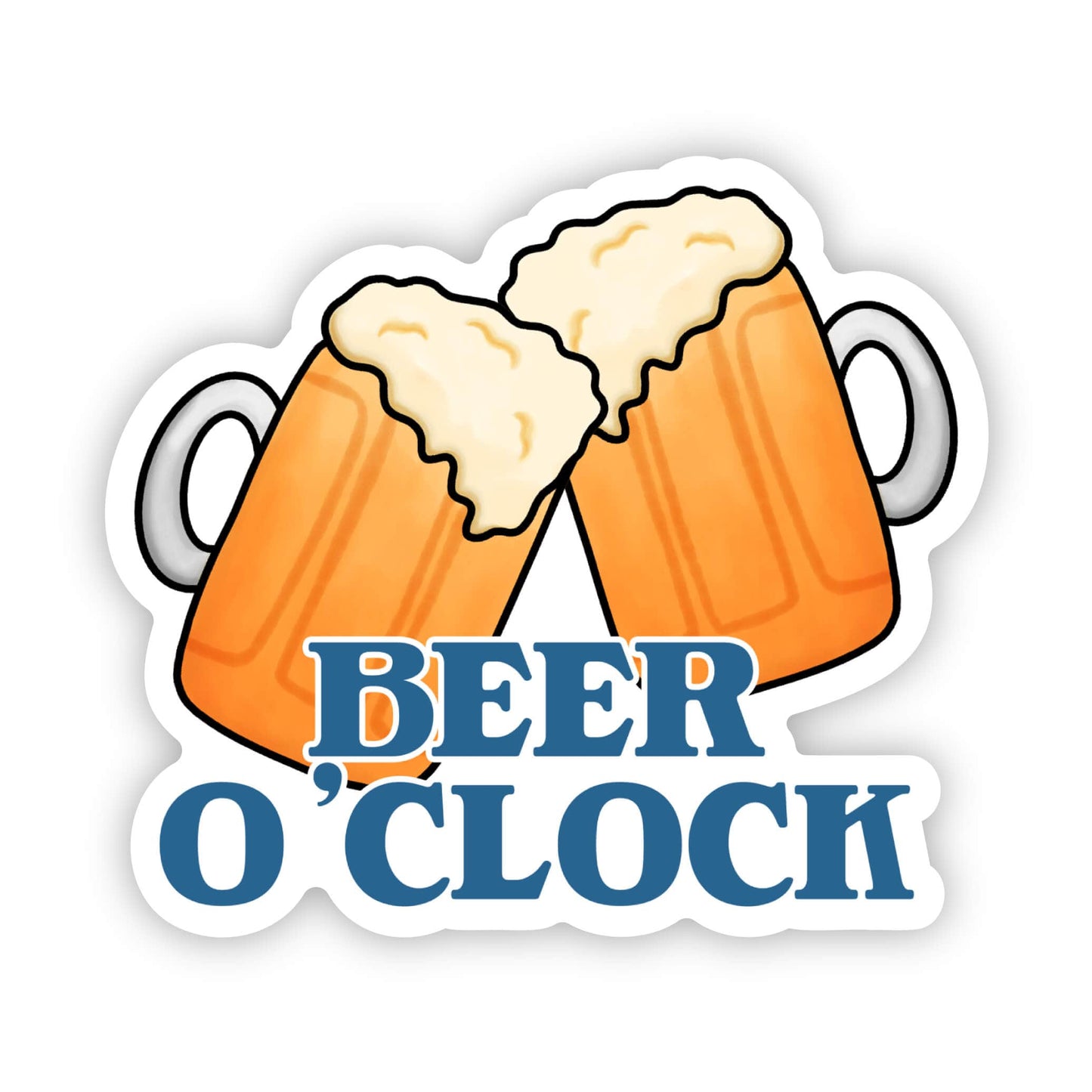 "BEER O'CLOCK" STICKER