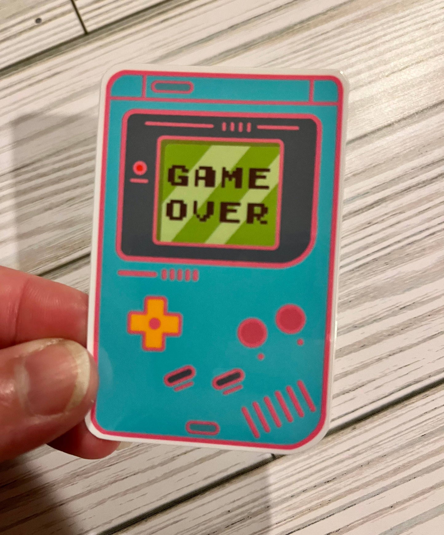 GAME OVER STICKER